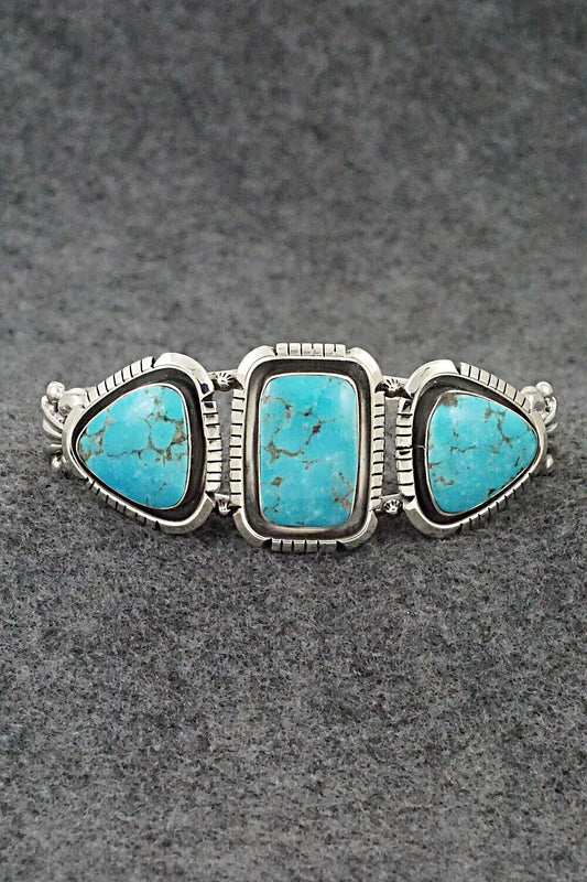 Turquoise & Sterling Silver Bracelet - Jimson Belin