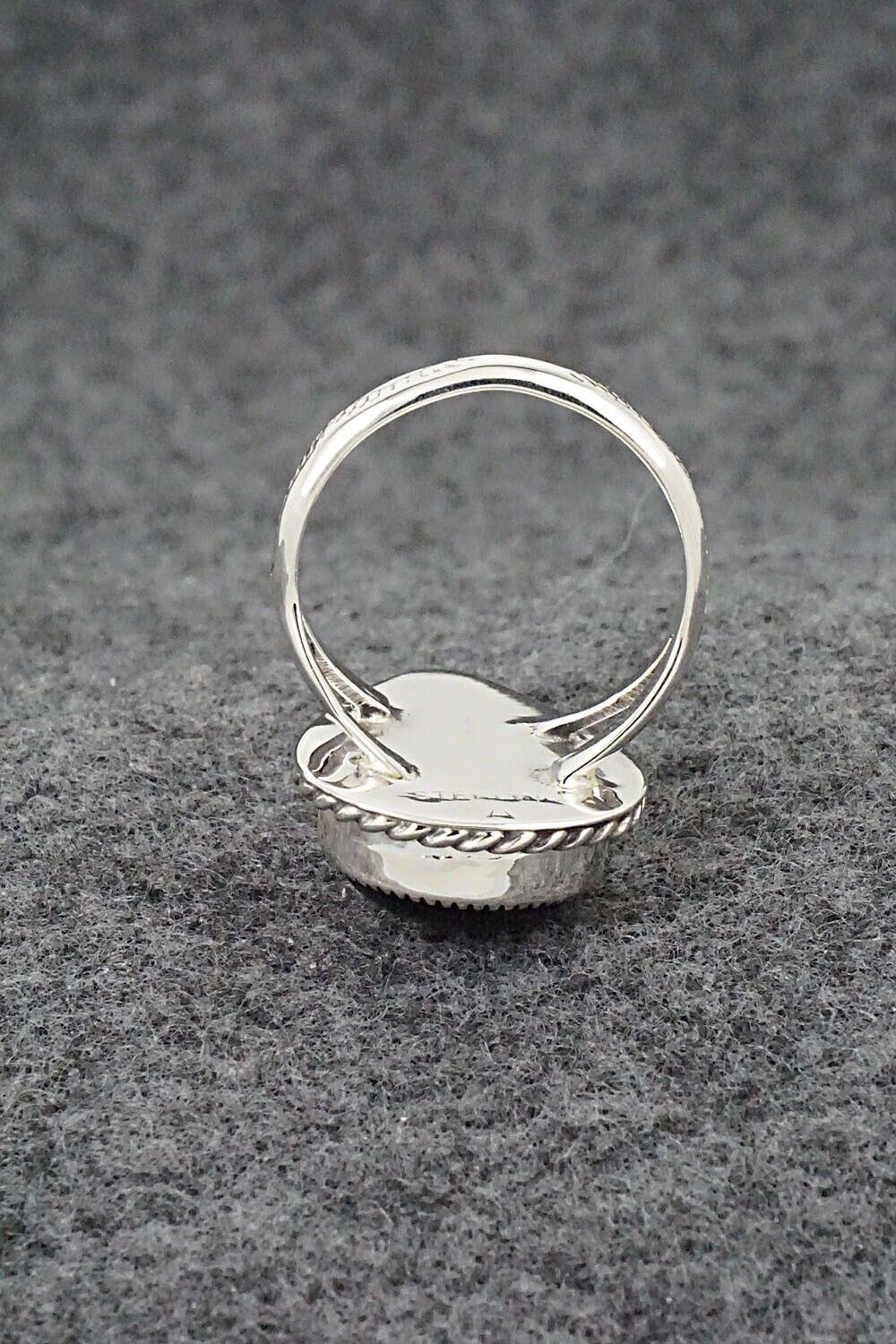 Onyx & Sterling Silver Ring - Arlene Lewis - Size 8