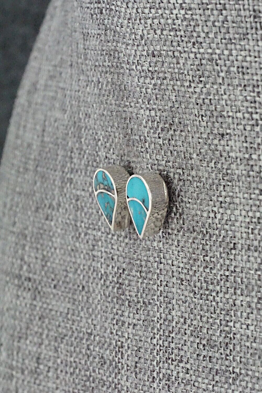 Turquoise & Sterling Silver Earrings - Lynelle Johnson
