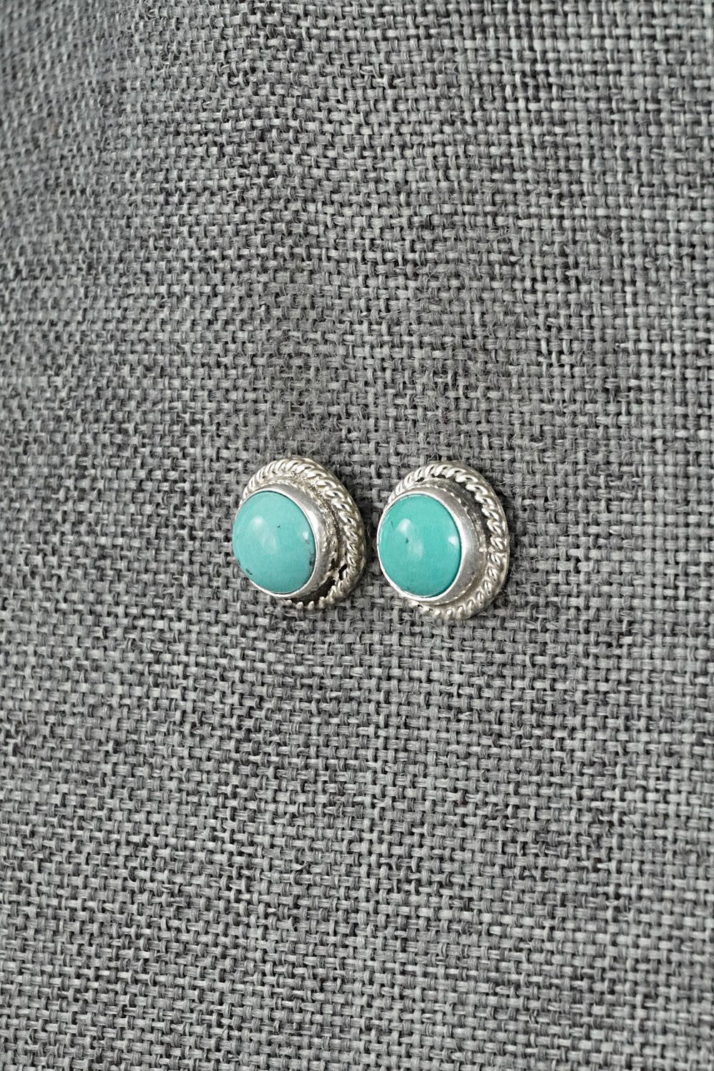 Turquoise & Sterling Silver Earrings - Byron Begay
