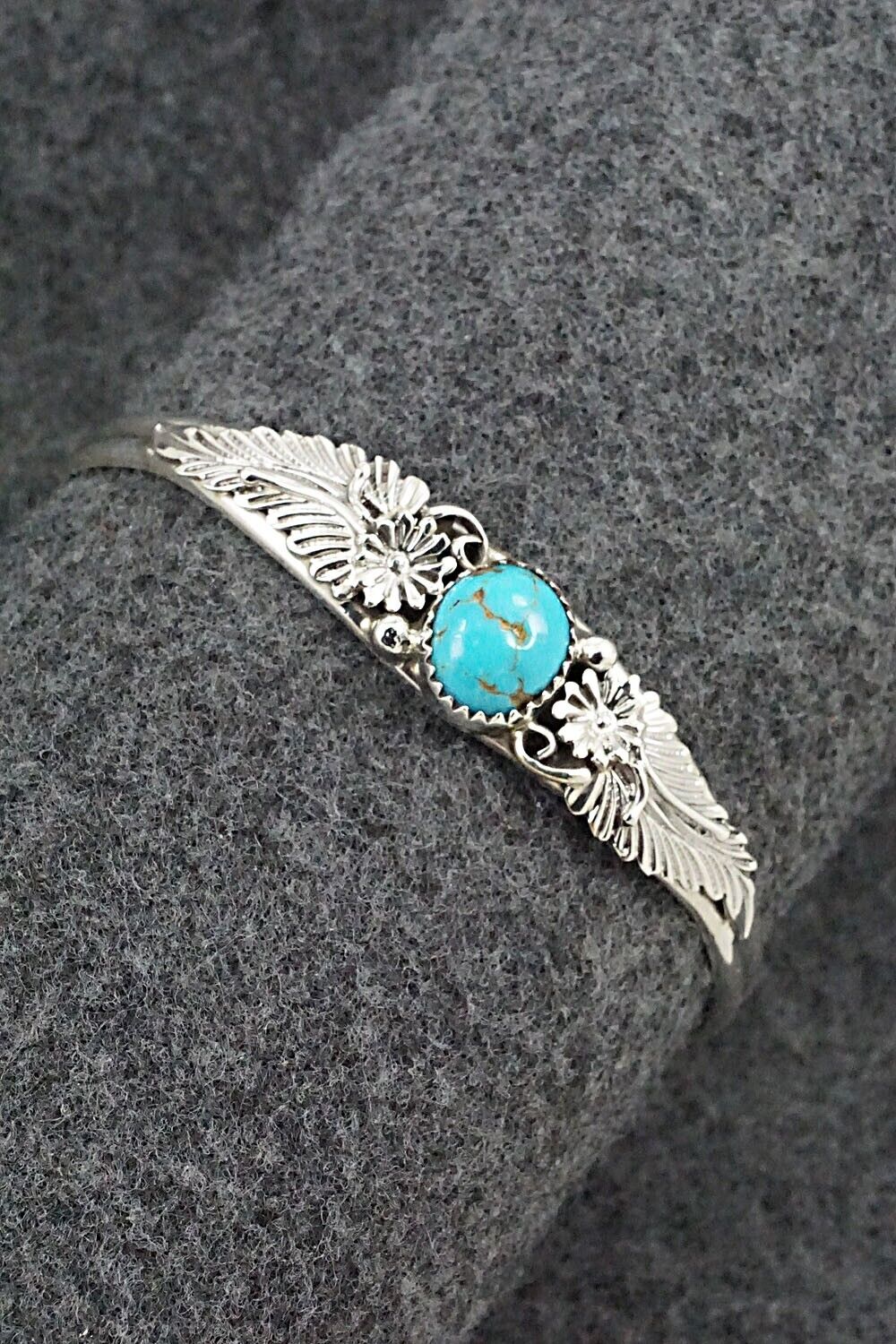 Turquoise & Sterling Silver Bracelet - Harris Largo