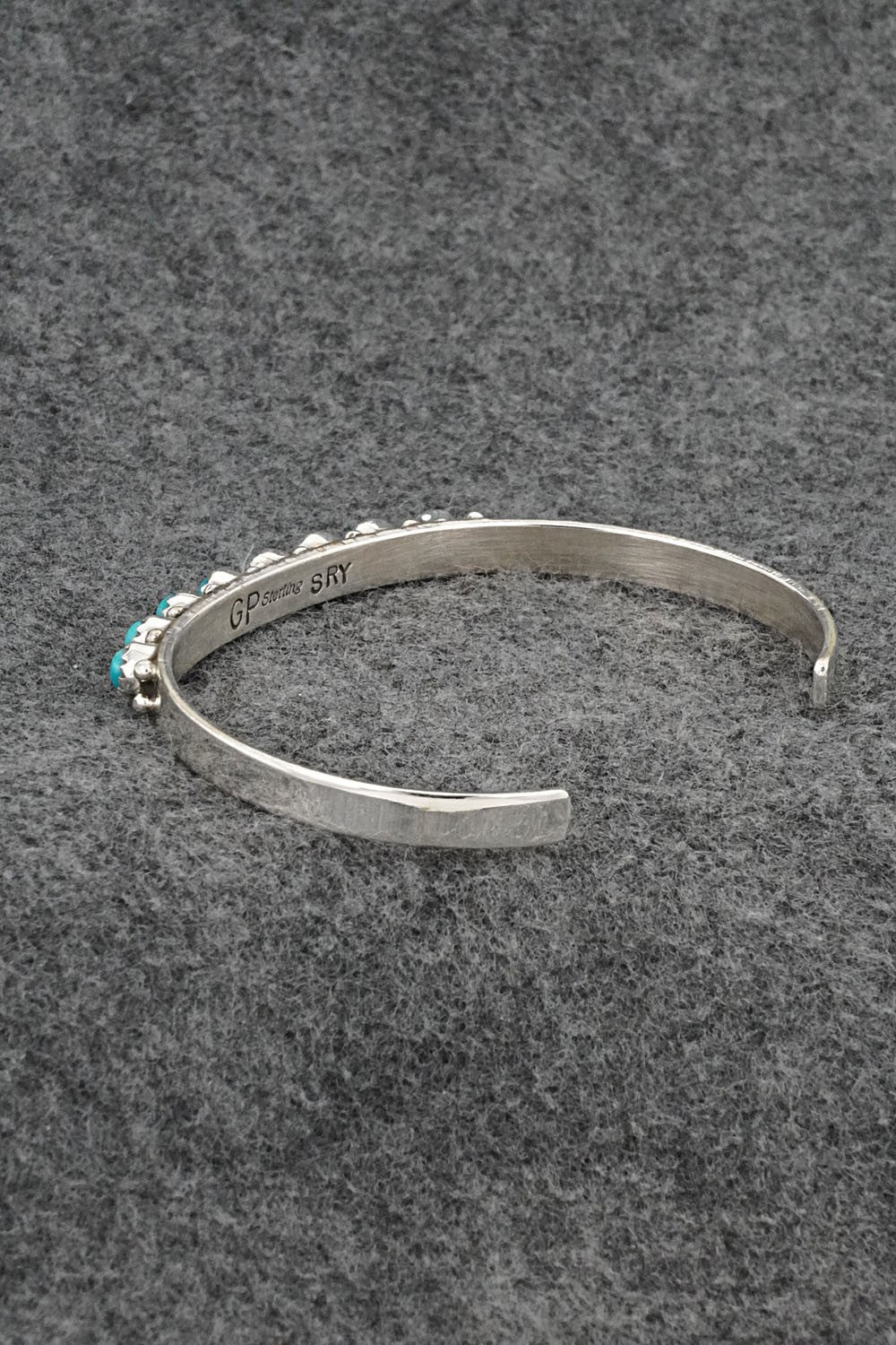 Turquoise & Sterling Silver Bracelet - Gaynell Parker