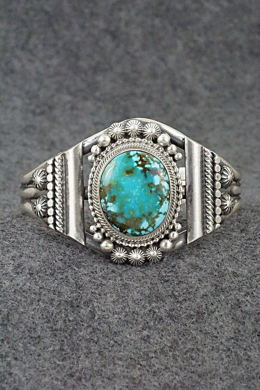 Turquoise & Sterling Silver Bracelet - Tom Lewis