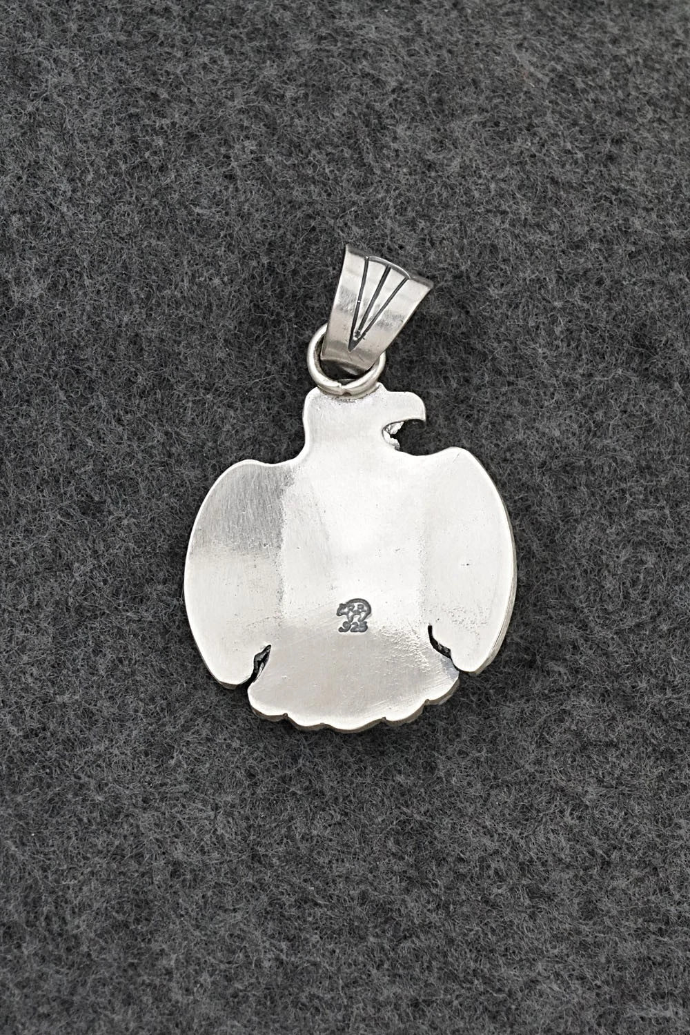 Turquoise & Sterling Silver Pendant - Robinson Martinez