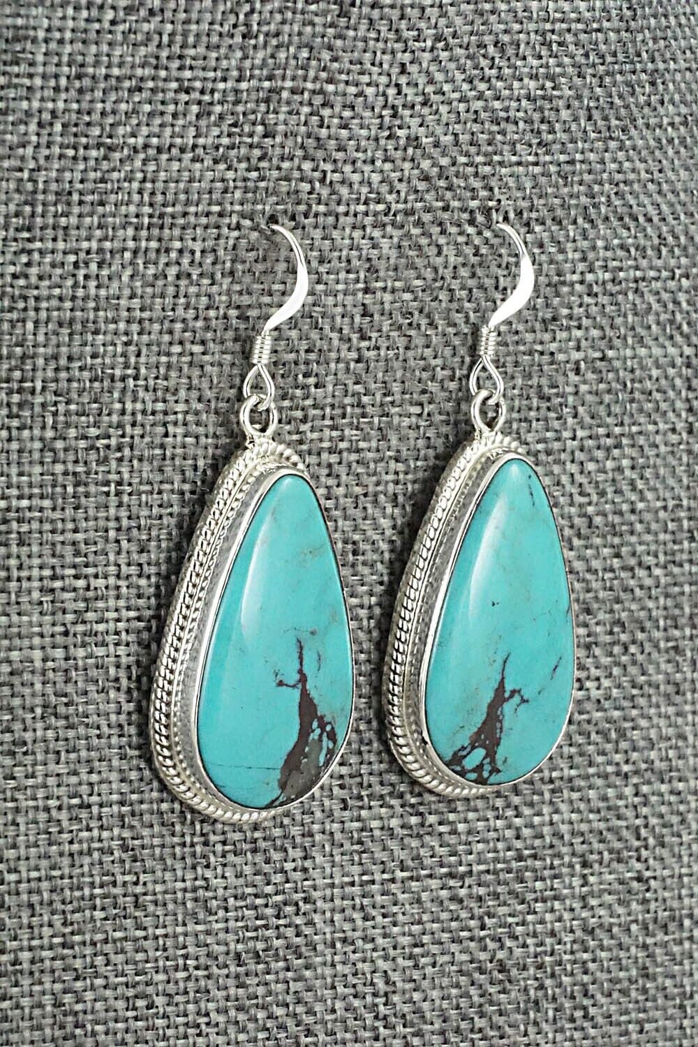 Turquoise & Sterling Silver Earrings - Sharon McCarthy