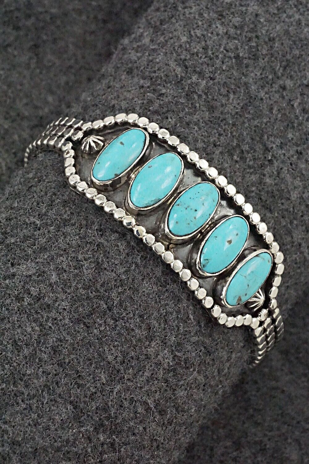 Turquoise & Sterling Silver Bracelet - Darrell Morgan