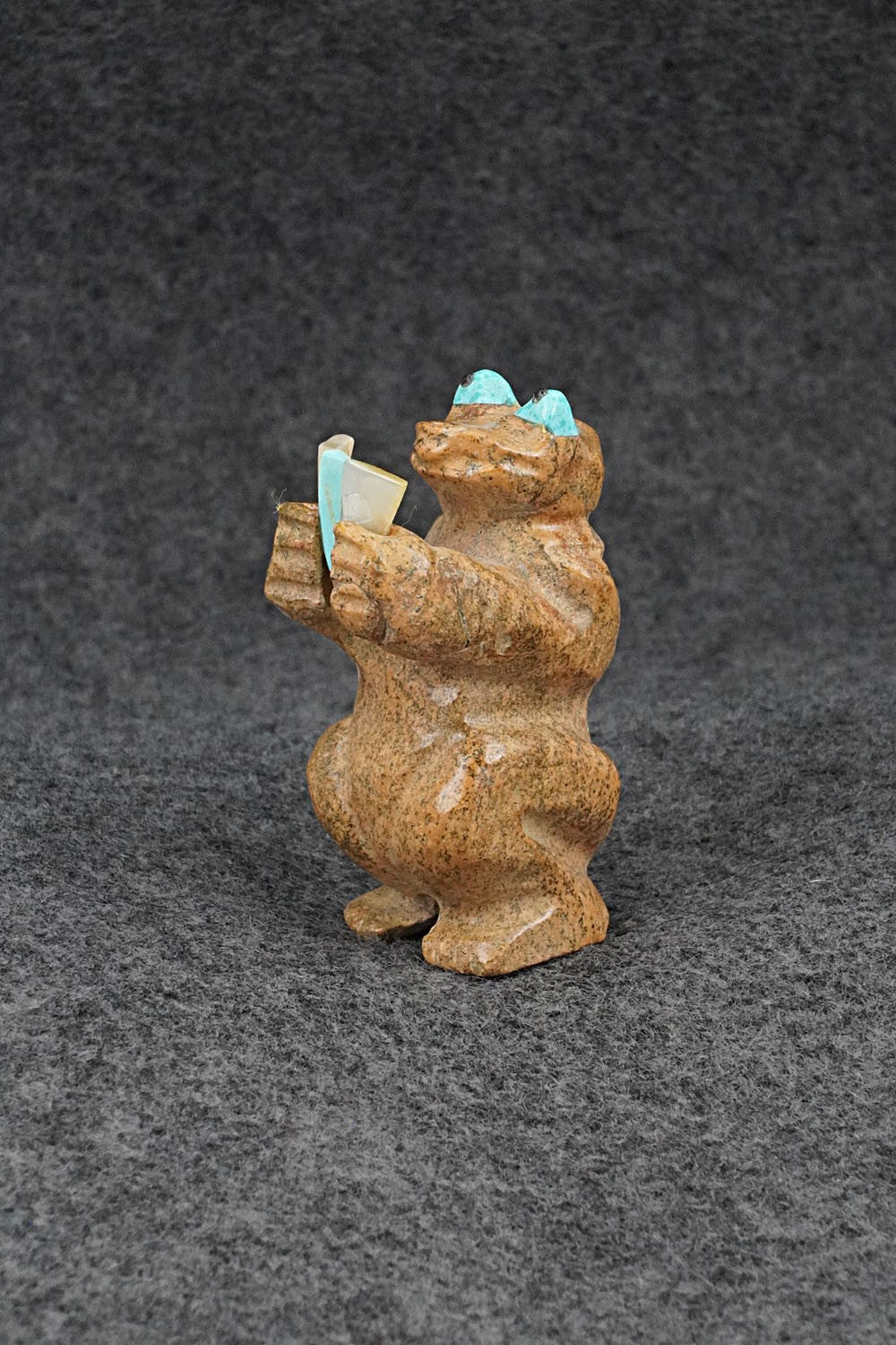 Frog Zuni Fetish Carving - Freddie Leekya