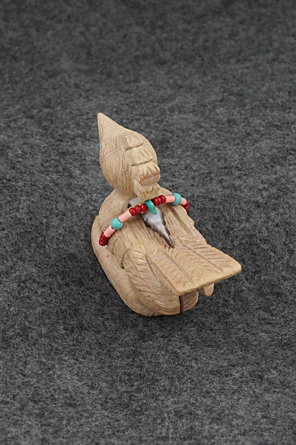 Roadrunner Zuni Fetish Carving - Douglas Martza
