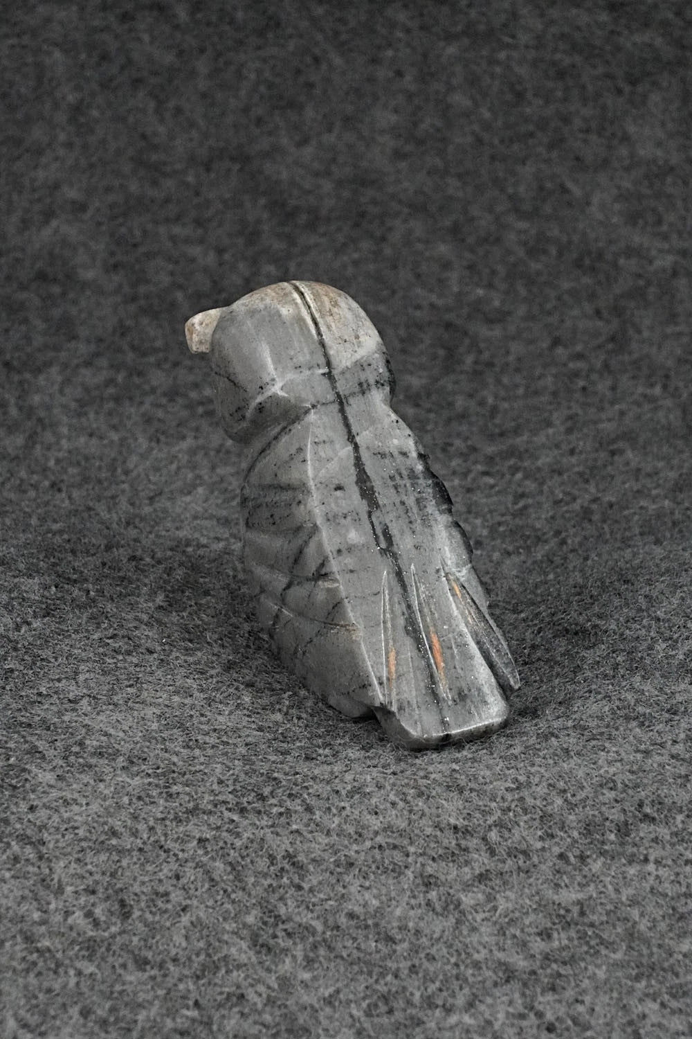 Owl Zuni Fetish Carving - Clay Panteah