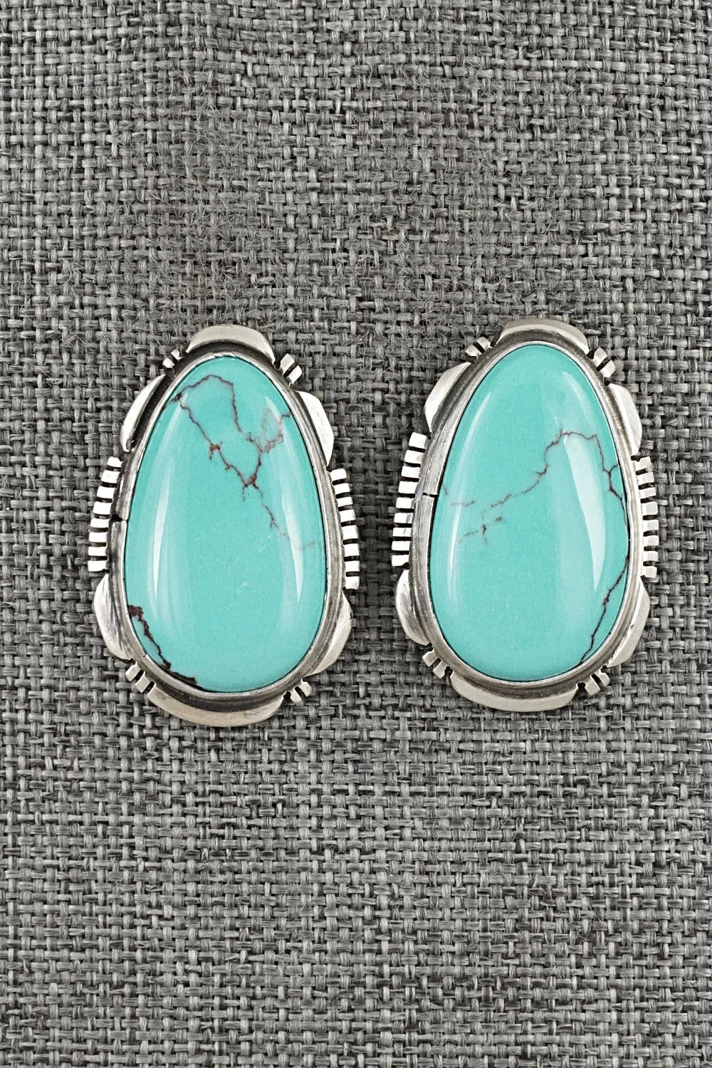 Turquoise & Sterling Silver Earrings - Thomas Francisco