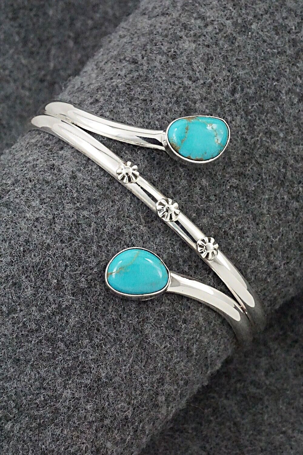 Turquoise & Sterling Silver Bracelet - Thomas Yazzie