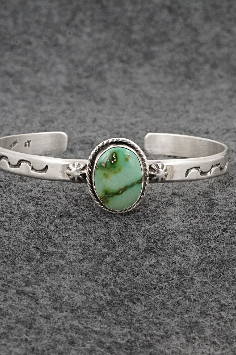 Turquoise & Sterling Silver Bracelet - Samuel Yellowhair