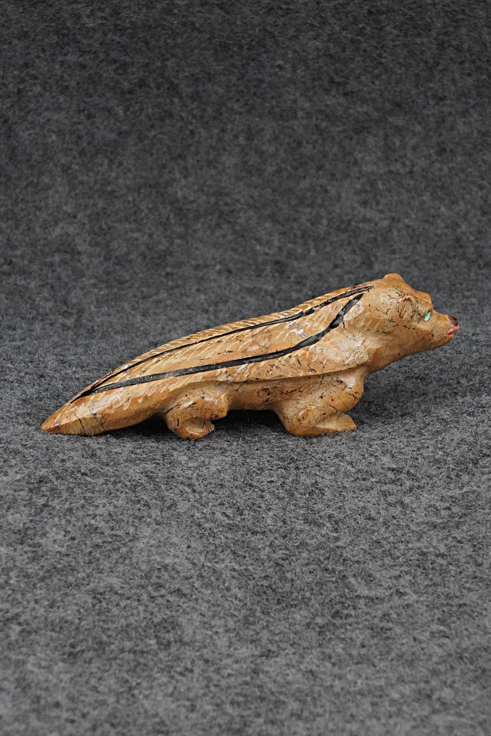 Badger Zuni Fetish Carving - Freddie Leekya