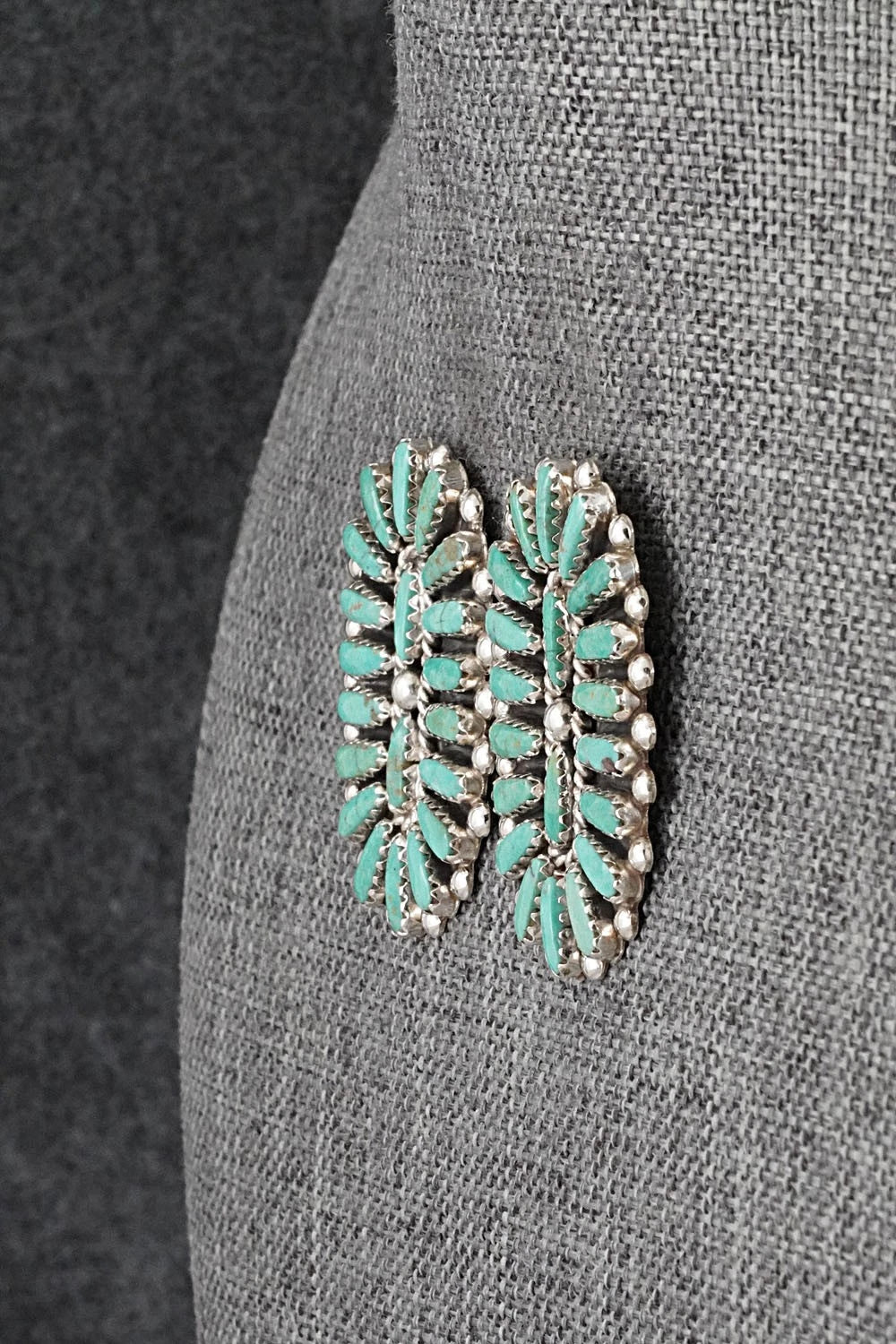 Turquoise & Sterling Silver Earrings - Philena Byjoe