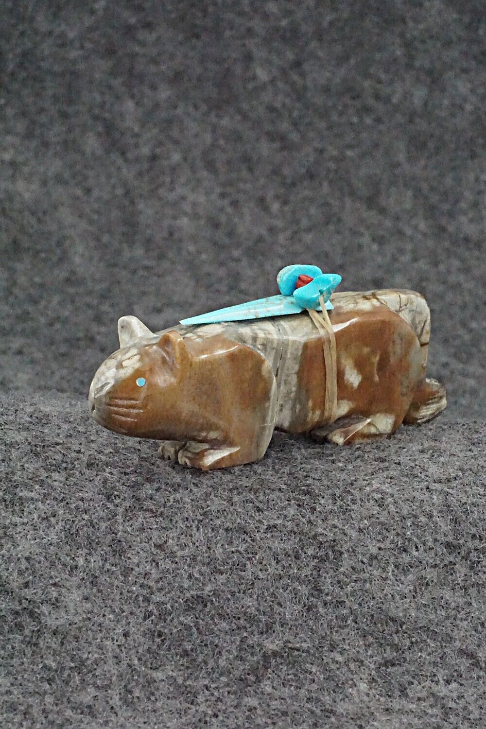 Mountain Lion Zuni Fetish Carving - Alex Tsethlikai