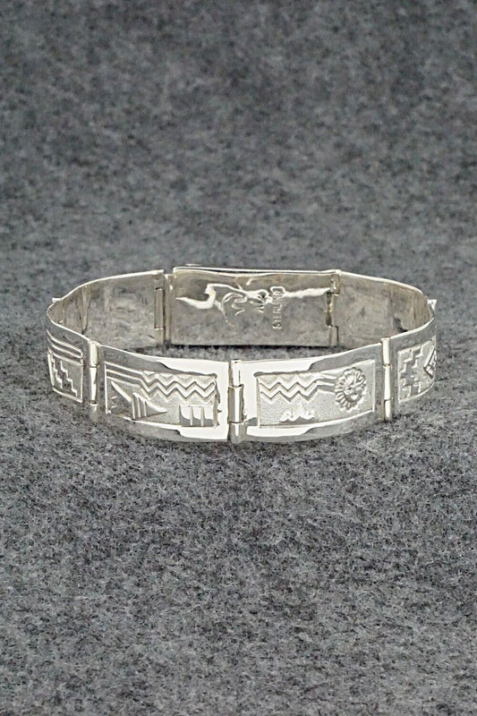 Sterling Silver Link Bracelet - Alanzo Mariano