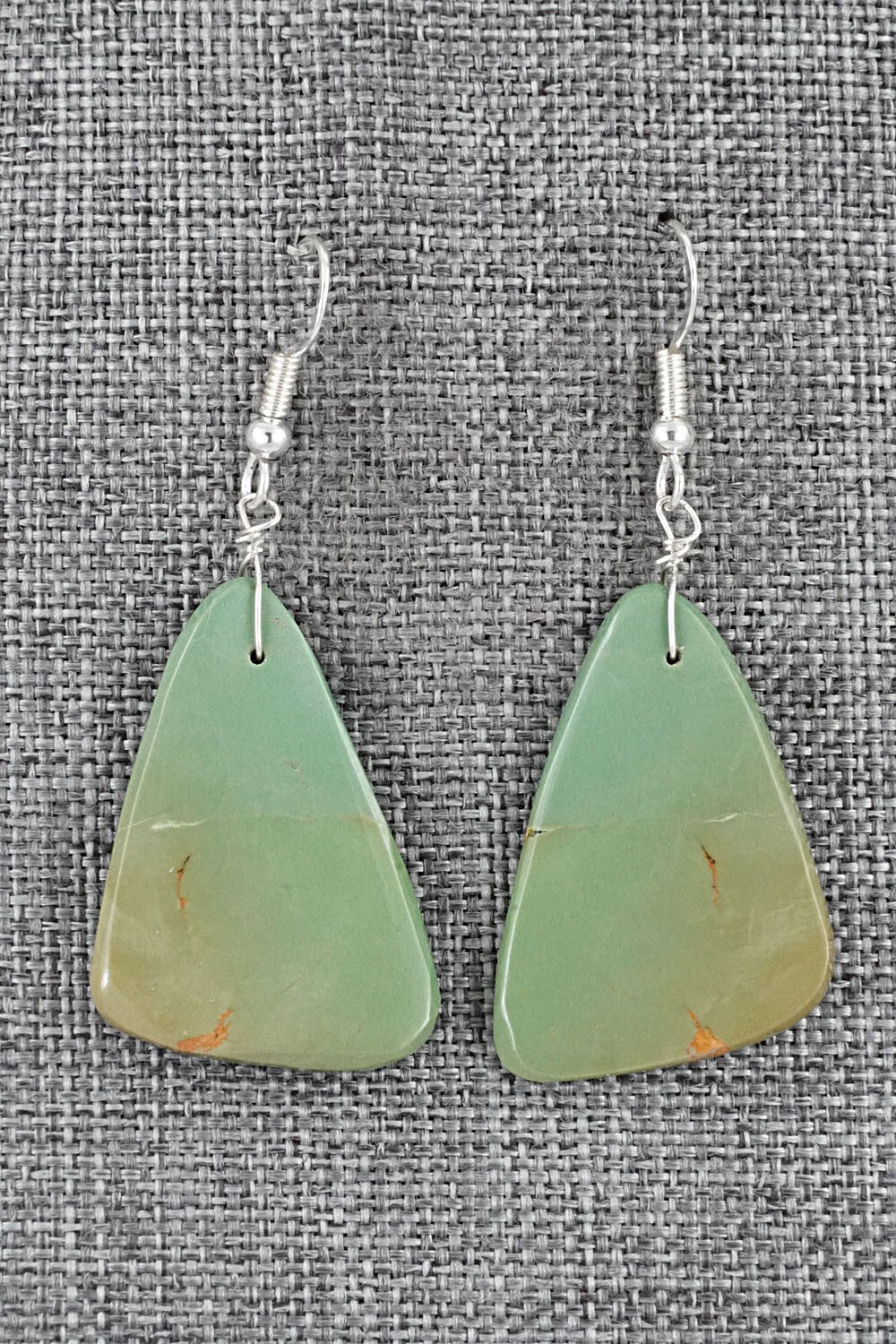 Turquoise & Sterling Silver Earrings - Louise Pete