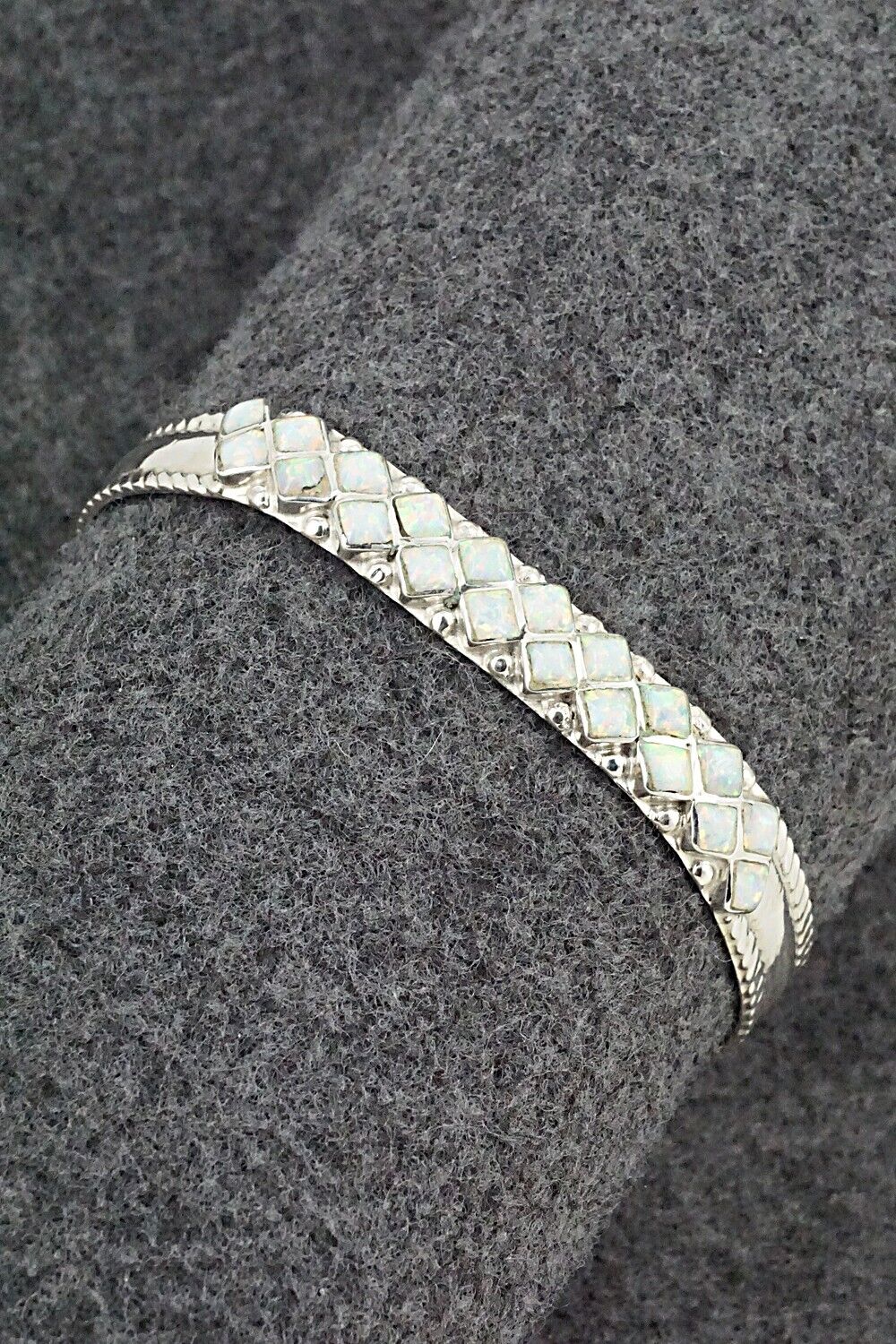Opalite & Sterling Silver Bracelet - Bonnie Quam