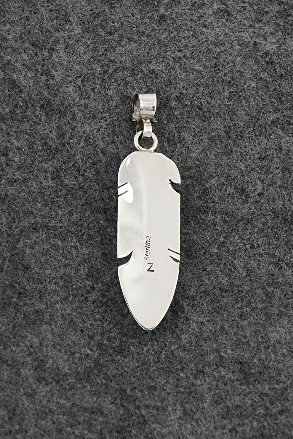 Turquoise & Sterling Silver Pendant - Marilyn Yazzie