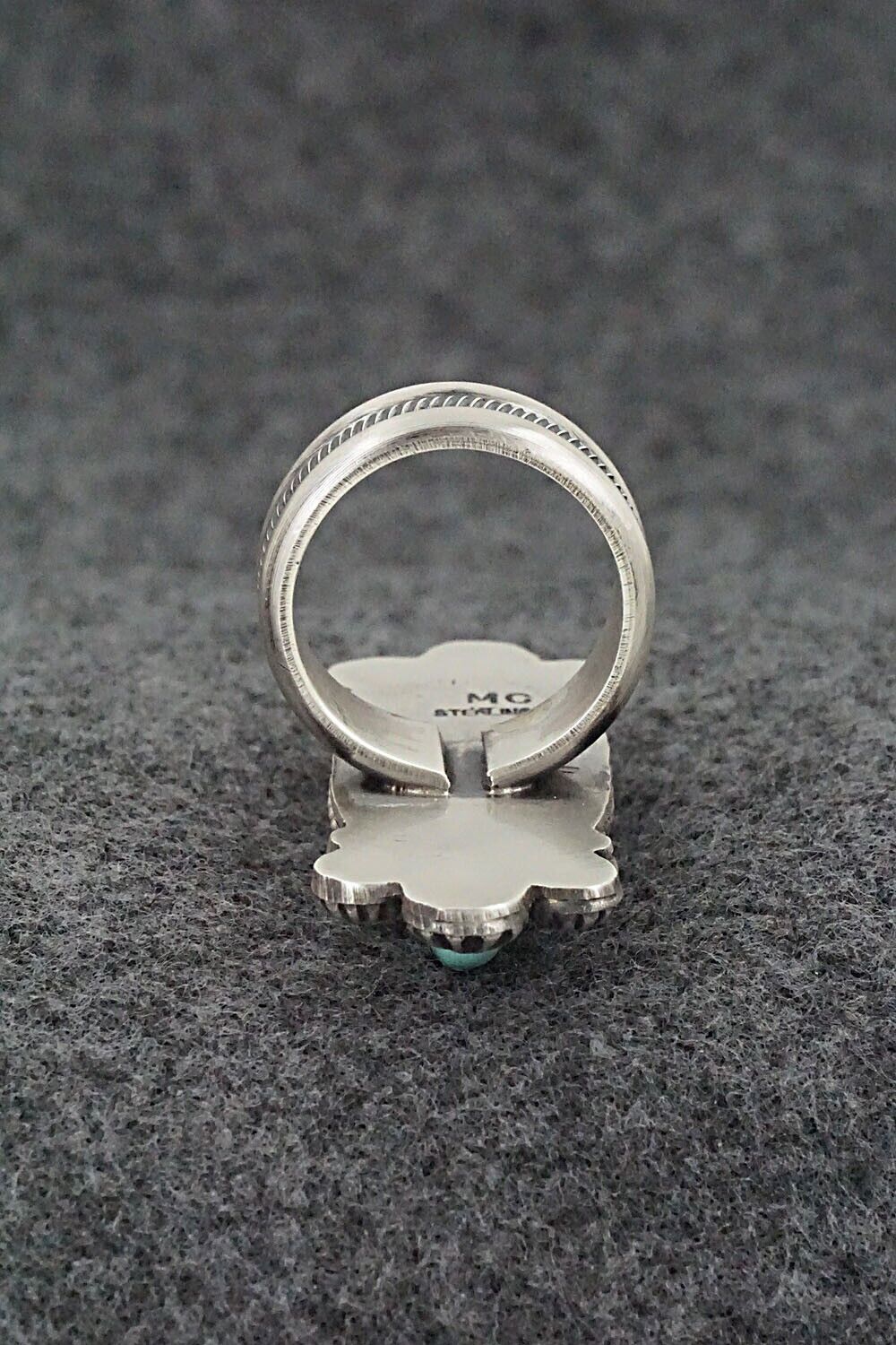 Turquoise & Sterling Silver Ring - Michael Calladitto - Size 7