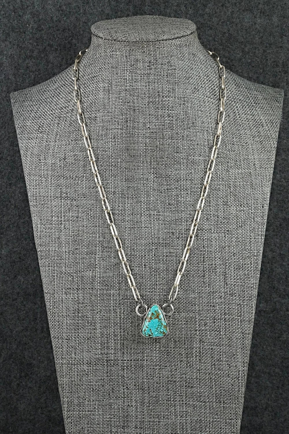 Turquoise & Sterling Silver Necklace - Randy Boyd