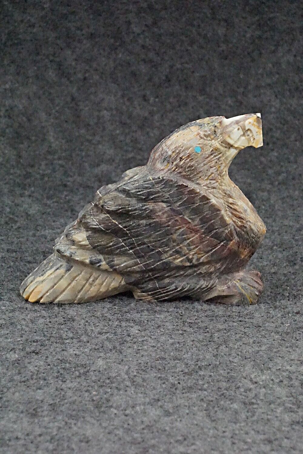 Eagle Zuni Fetish Carving - Tony Mackel