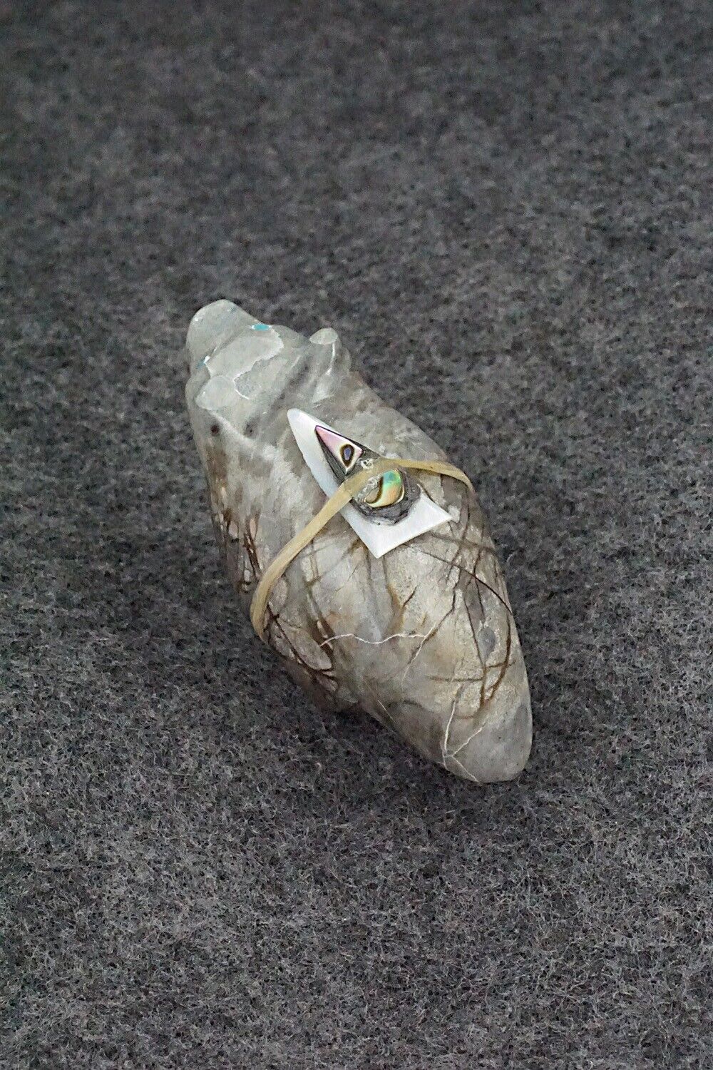 Fox Zuni Fetish Carving - Delvin Leekya