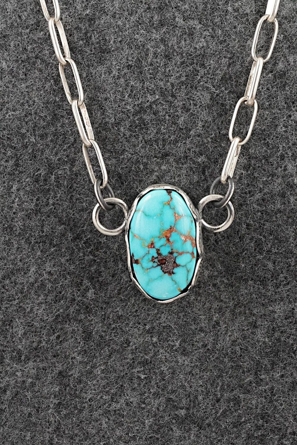 Turquoise & Sterling Silver Necklace - Randy Boyd
