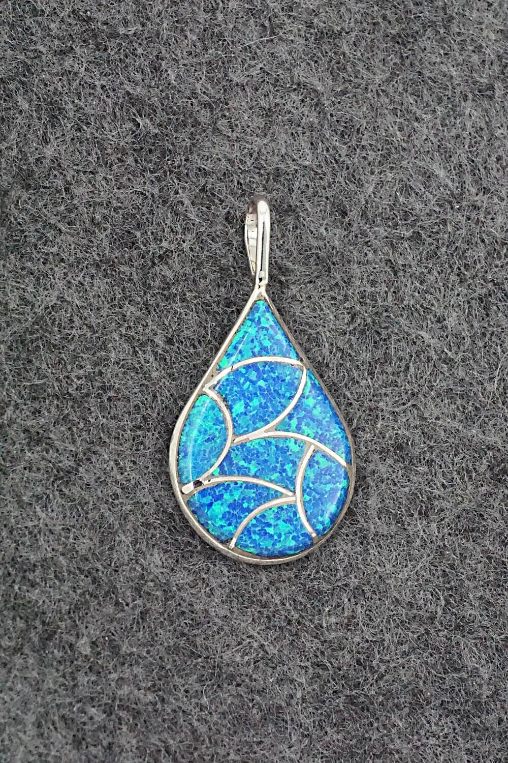 Opalite & Sterling Silver Pendant - Delorna Lahi