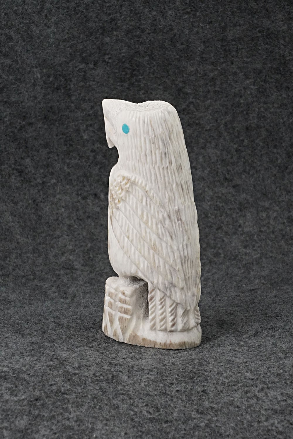 Eagle Zuni Fetish Carving - Garrick Weeka