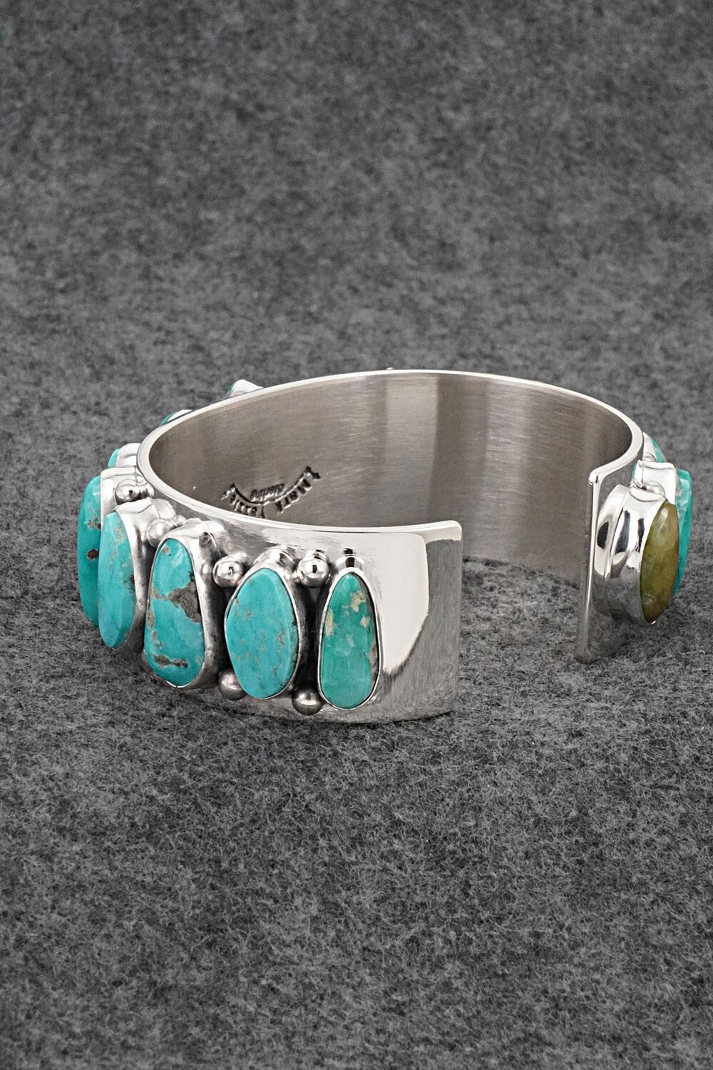 Turquoise & Sterling Silver Bracelet - Mark Yazzie