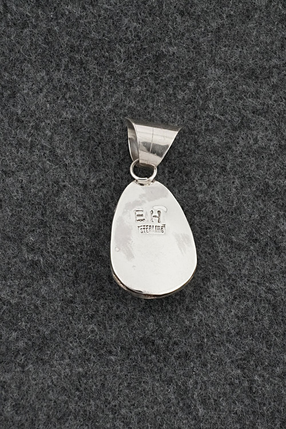 Turquoise & Sterling Silver Pendant - Ernest Hawthorne