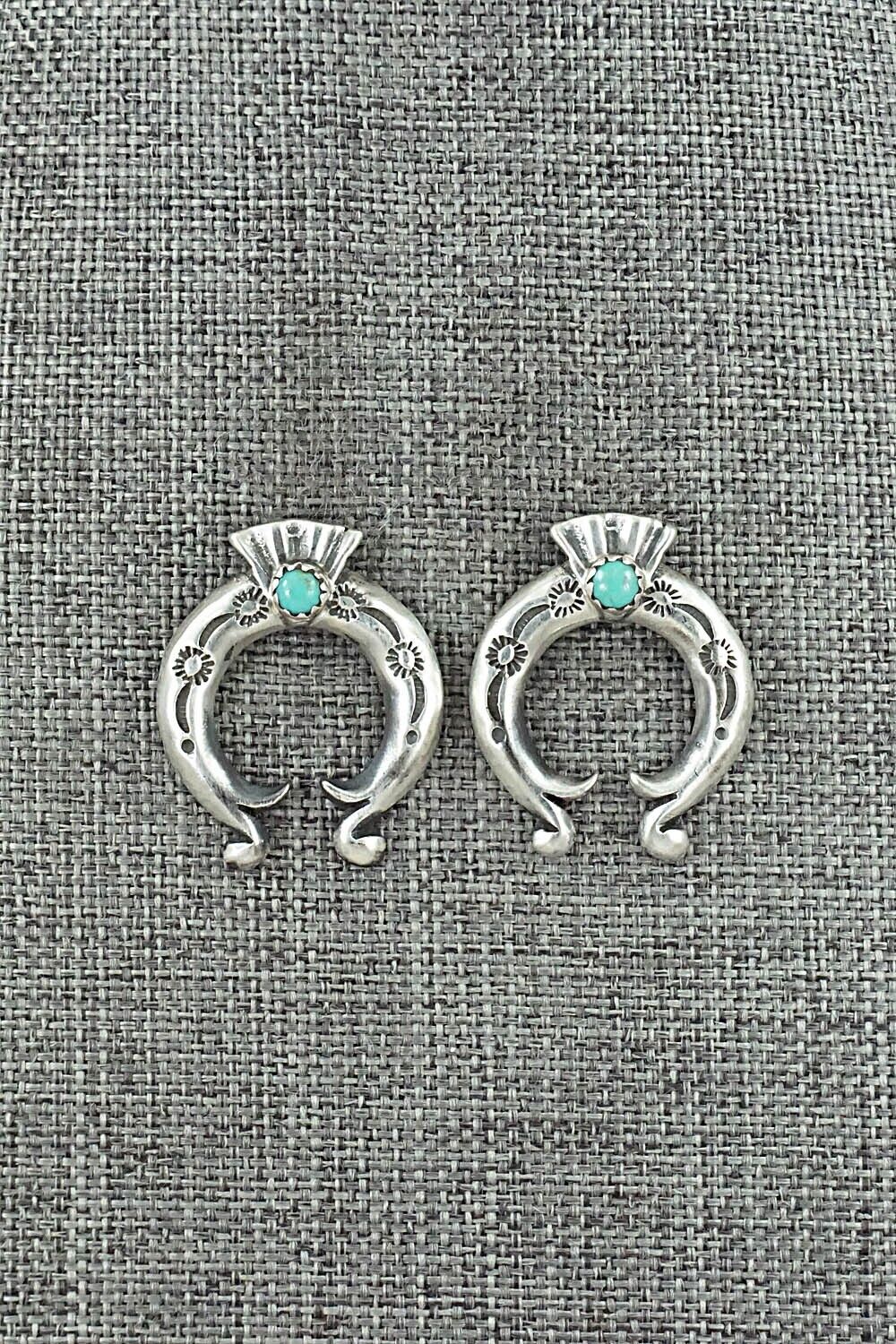 Turquoise & Sterling Silver Earrings - Paige Gordon
