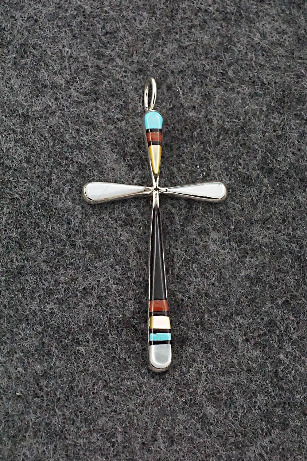 Multi-Stone & Sterling Silver Pendant - Sylvester Noche