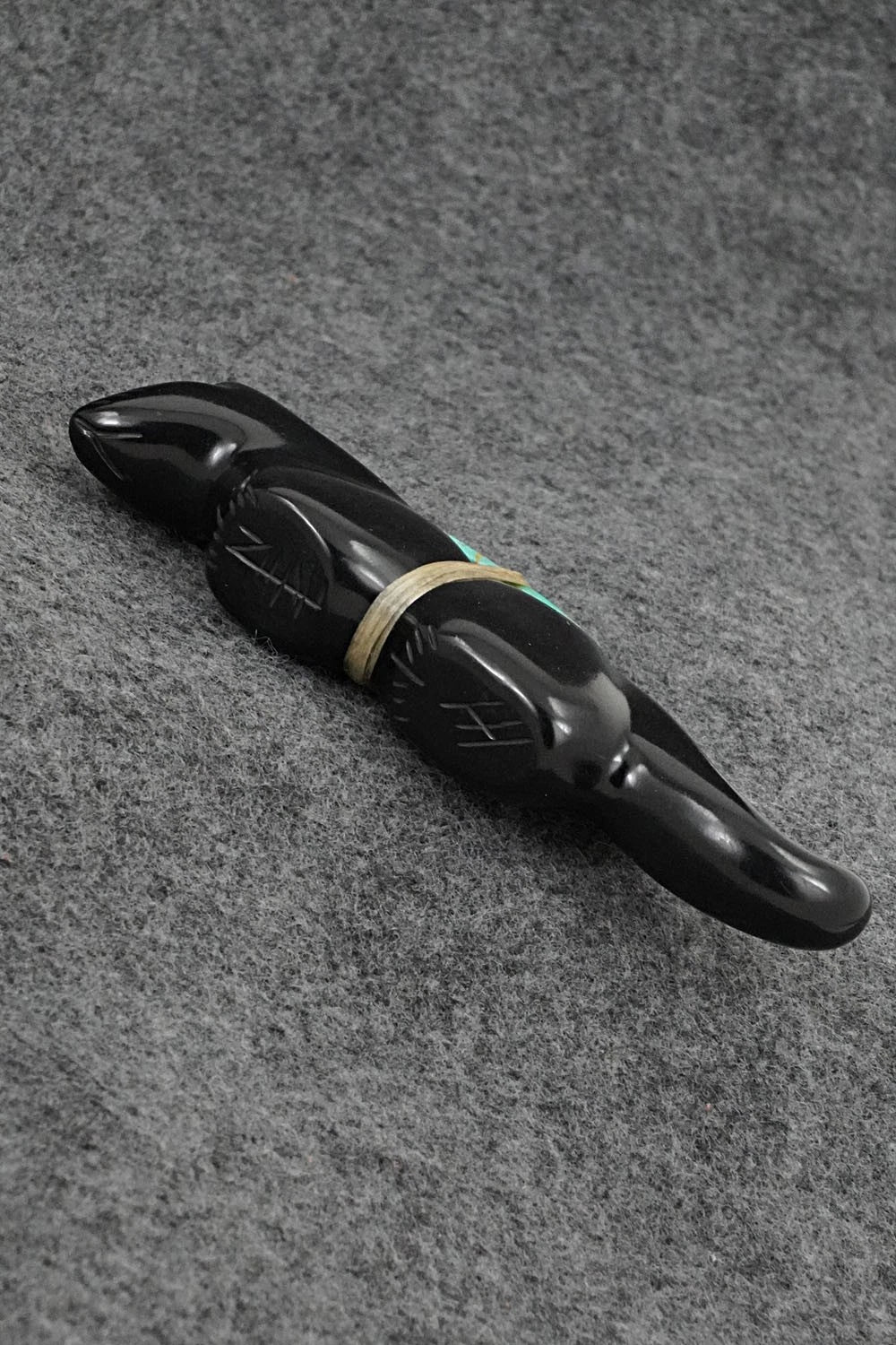 Mountain Lion Zuni Fetish Carving - Herbert Halate