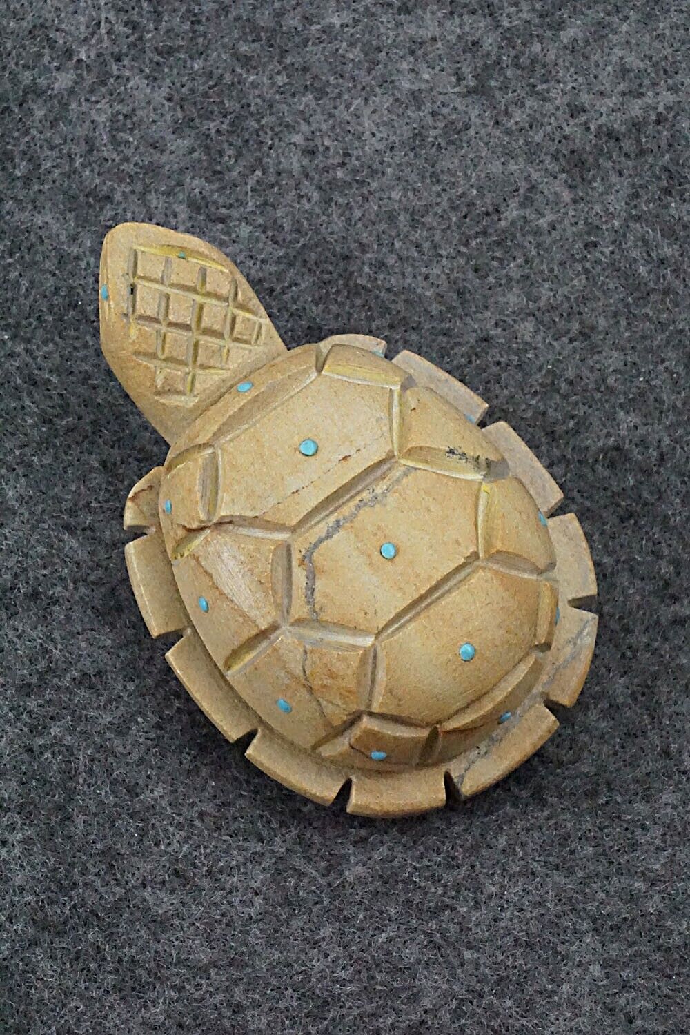 Tortoise Turtle Zuni Fetish Carving - Douglas Martza