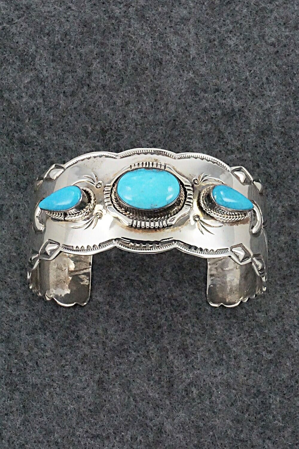 Turquoise and Sterling Silver Bracelet - Robert Livingston