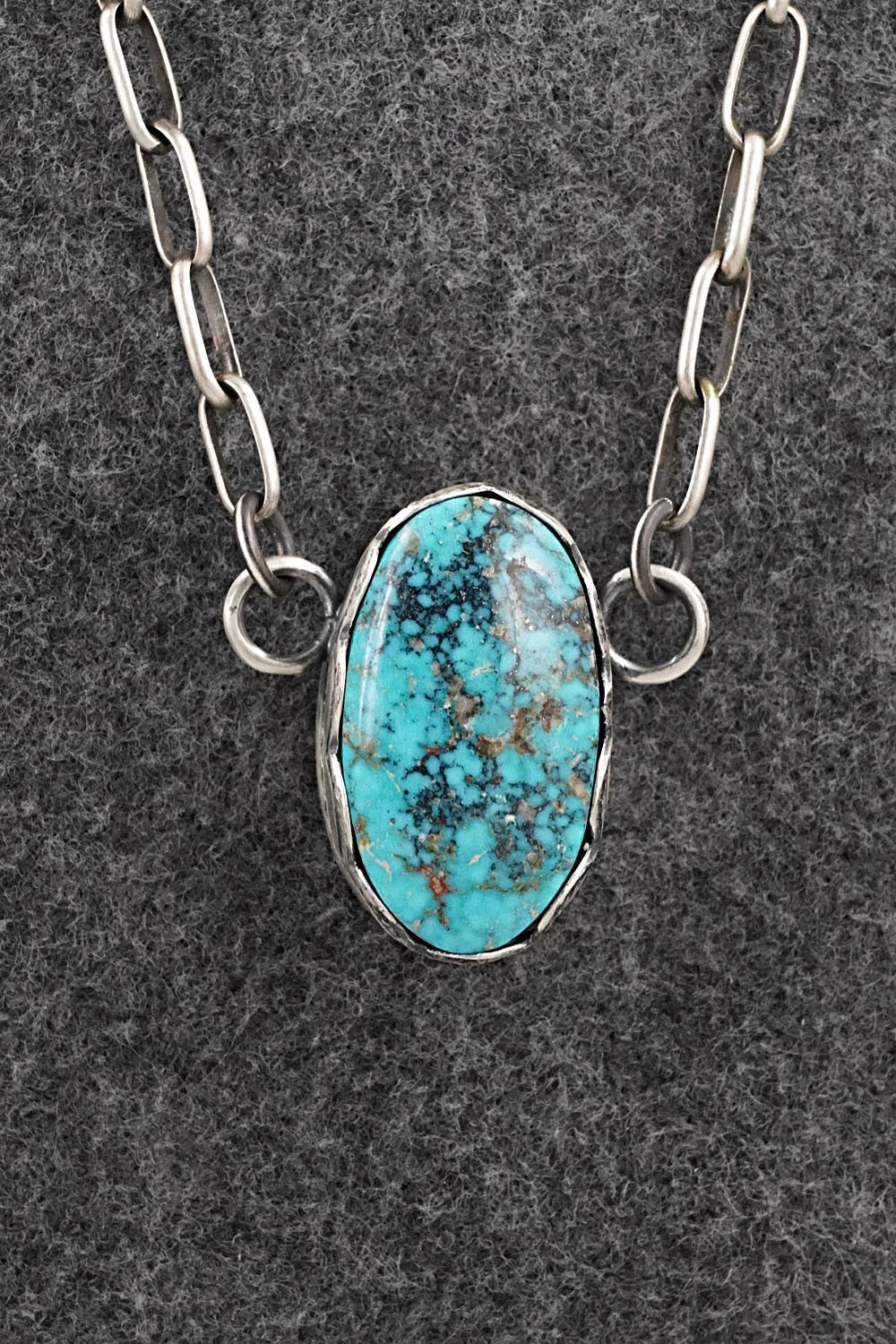 Turquoise & Sterling Silver Necklace - Randy Boyd
