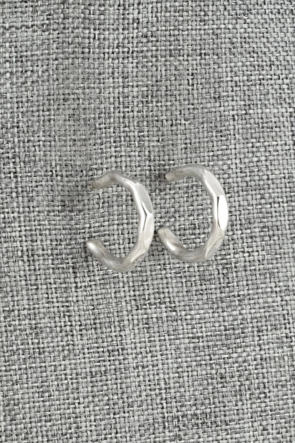 Sterling Silver Hoop Earrings - Elaine Tahe