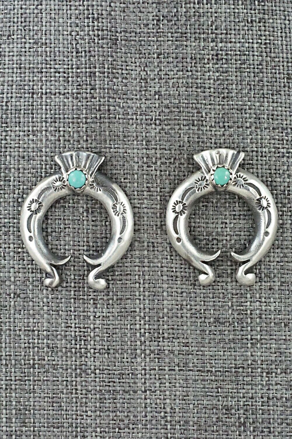 Turquoise & Sterling Silver Earrings - Paige Gordon