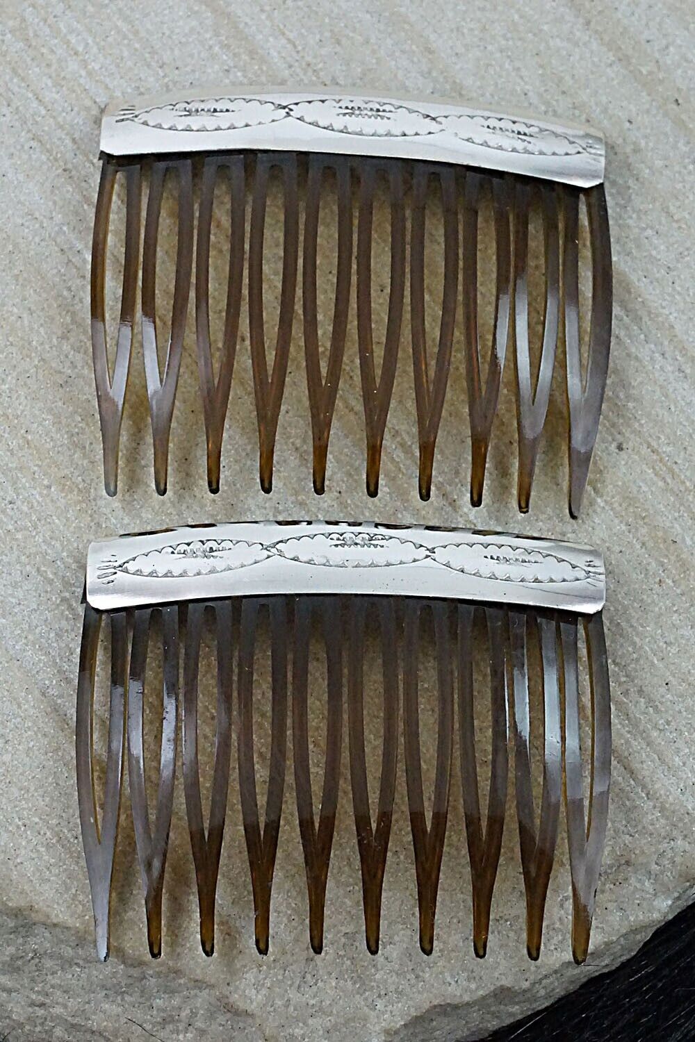 Sterling Silver Hair Combs - Randall Dalgai