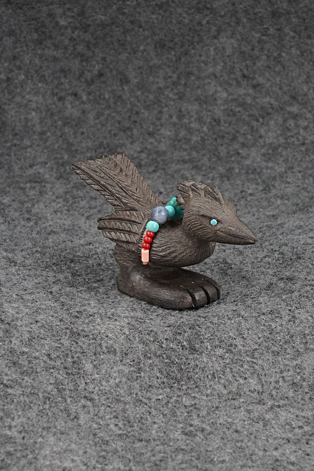 Roadrunner Zuni Fetish Carving - Douglas Martza