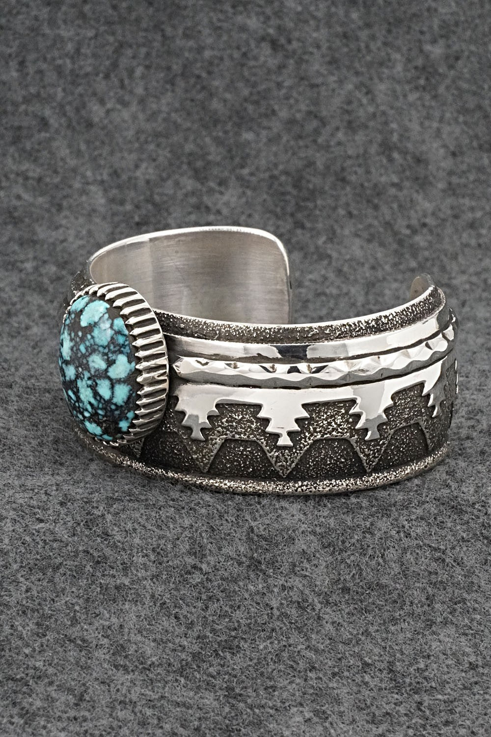Turquoise & Sterling Silver Vintage Bracelet - Thomas Singer