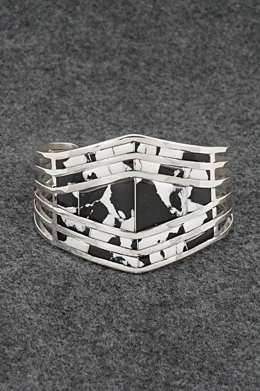 White Buffalo & Sterling Silver Bracelet - Andrew Enrico