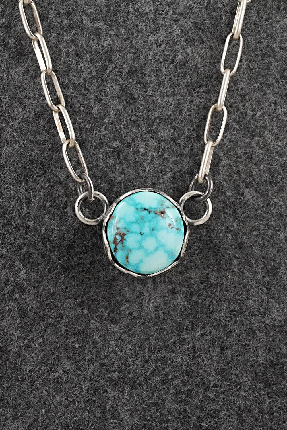 Turquoise & Sterling Silver Necklace - Randy Boyd