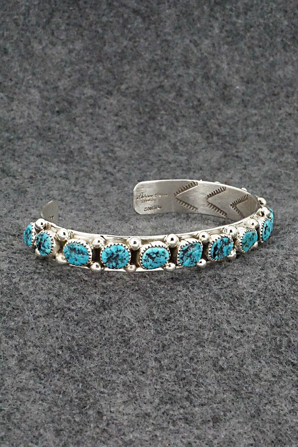 Turquoise & Sterling Silver Bracelet - Darlene Begay
