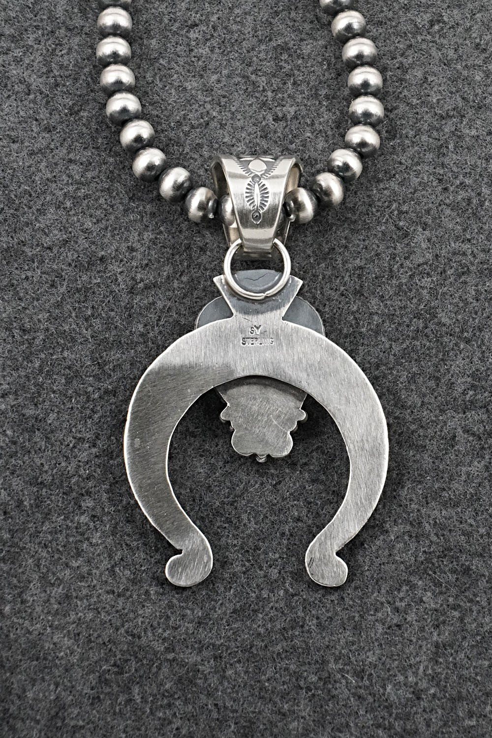 Turquoise & Sterling Silver Necklace - Samuel Yellowhair