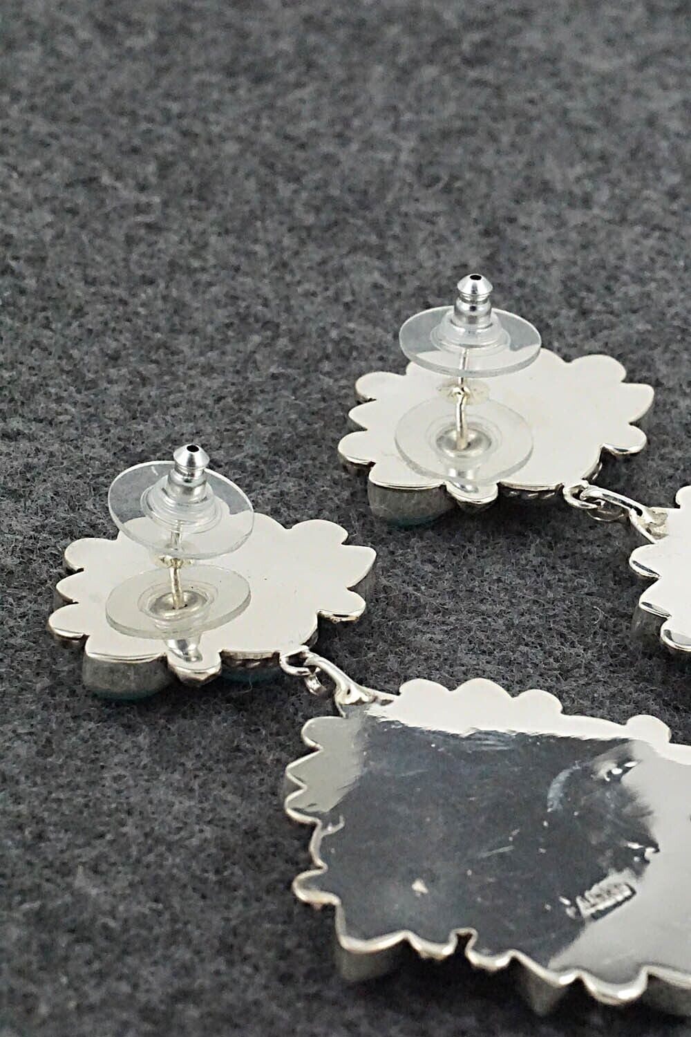 Turquoise and Sterling Silver Earrings - Lucinda Linkin
