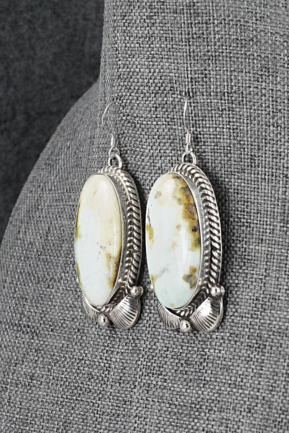 Variscite & Sterling Silver Squash Blossom Set - Vernon Johnson