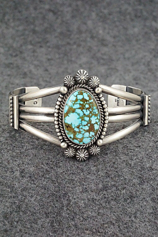 Turquoise & Sterling Silver Bracelet - Michael Calladitto